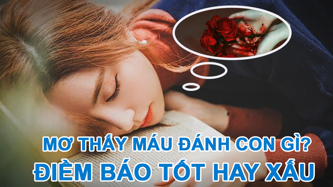 Mơ thấy máu đánh số gì dễ trúng