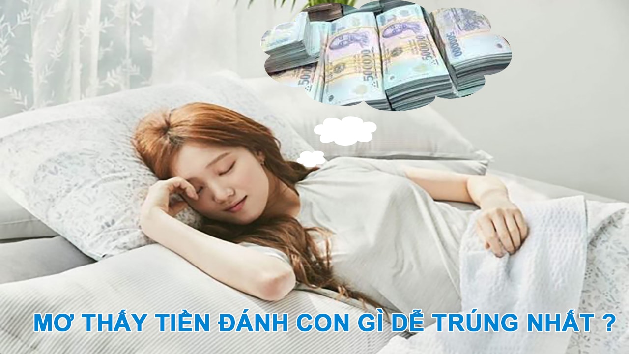 Nằm mơ thấy tiền đánh con gì