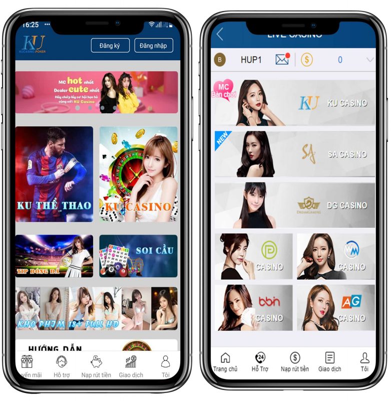 Link tải app ku casino apk